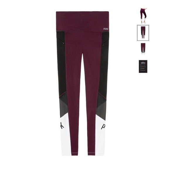 ❤️Pink Ultimate High Waist Mesh Pocket Leggings ❤️ - Picture 2 of 5